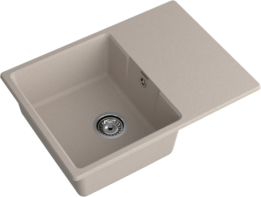 Мойка GranFest URBAN 668L, 680х490 мм, песочный