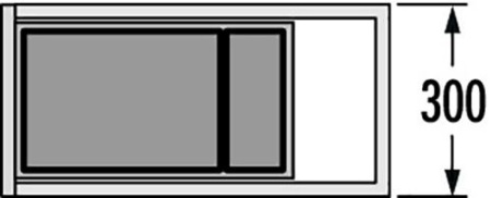 Комплект контейнеров для мусора "Euro Cargo 30", 1х35л, 1х7л, 268x477x560мм, в шкаф 300мм