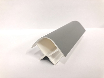 Угол 90* для цоколя универсальный, h=100мм, пластик, антрацит (19.1), Россия