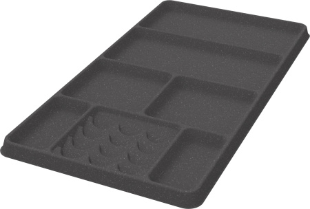 Лоток для колец и украшений в полку Конеро, 7 ячеек, D 475 мм, черный, Kessebohmer