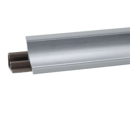 Плинтус LB-23, алюминий серебристый, 3000мм