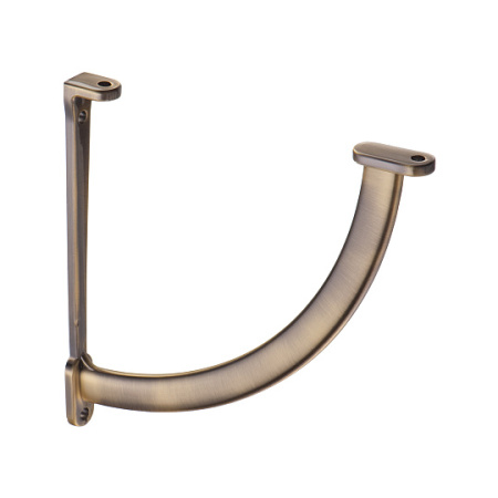 Полкодержатель, 190х175х15мм, металл, античная бронза