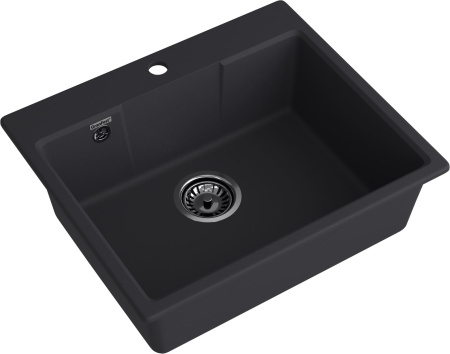 Мойка GranFest URBAN 658, 580х490 мм, черный