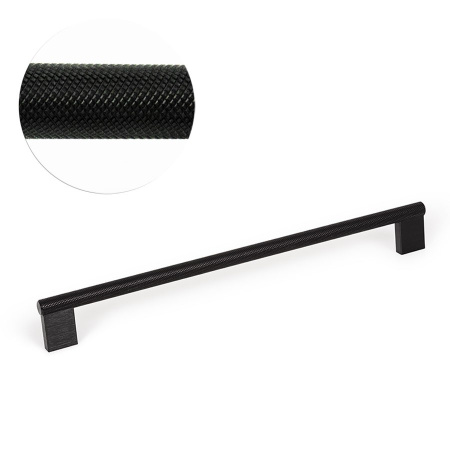 Ручка-скоба, GRAF2, 0430256L30, 256мм, металл, черный, Viefe