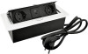 Горизонтальная, 2хEURO+2хUSB A+C, полуавтомат, белый, 263х117х65мм, металл/пластик, AQ