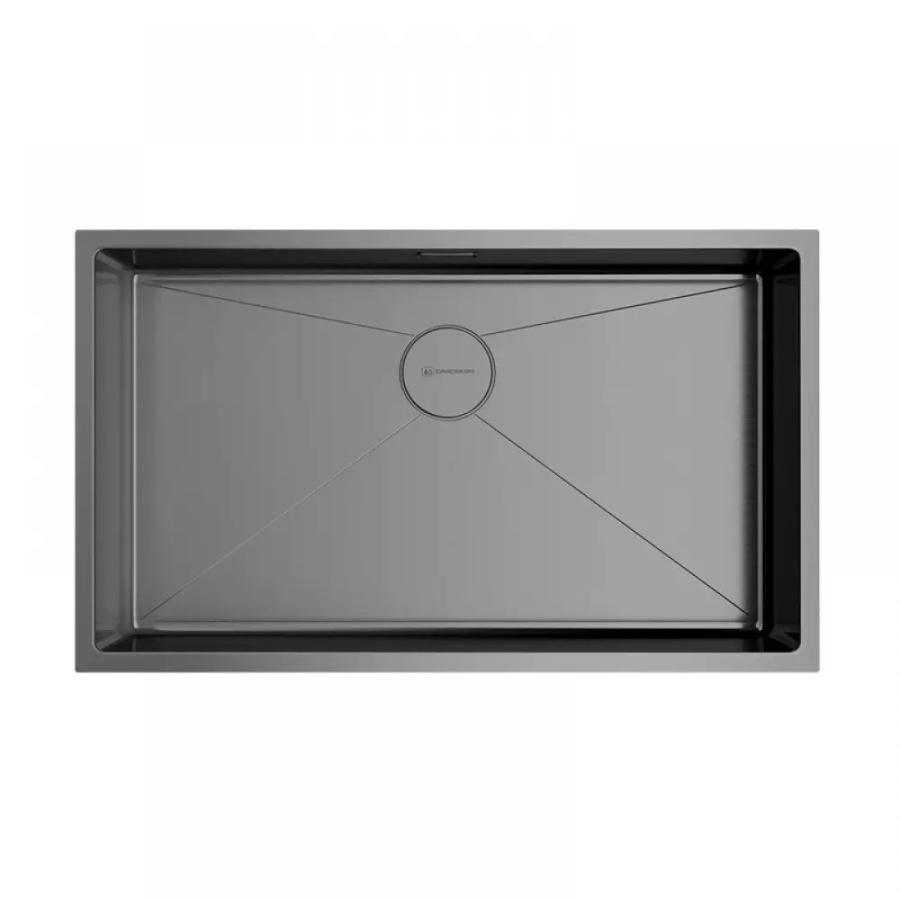 Мойка Taki 74-U/IF-GM, нержавеющая сталь, вороненая сталь