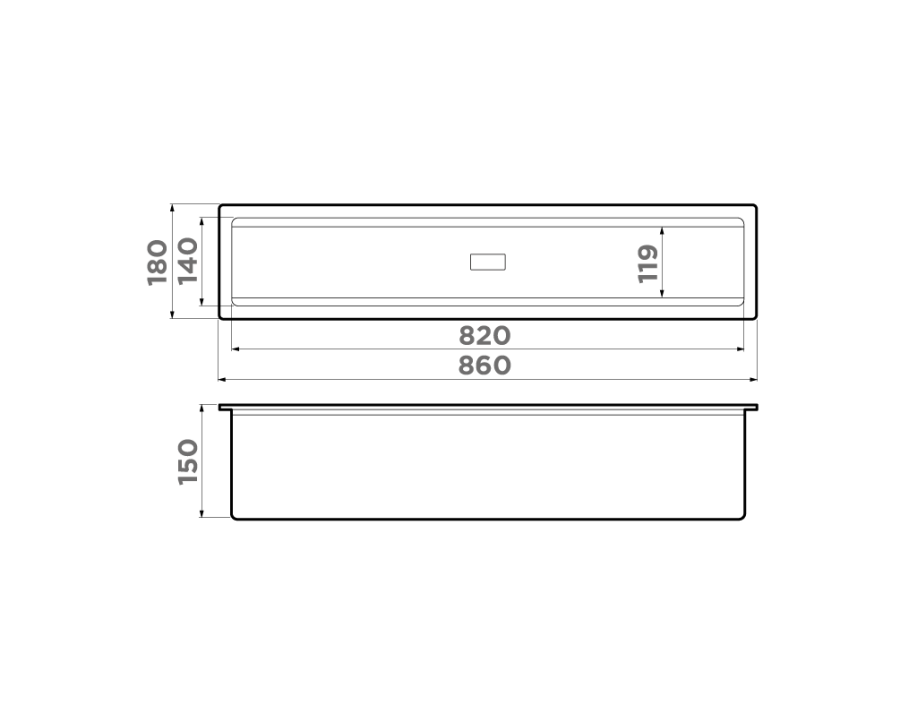 Встраиваемая сушка для посуды DRY-03 PRO AZ, Artceramic/azur blue