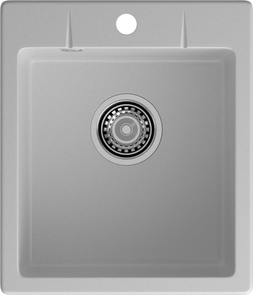 Мойка GranFest URBAN 242, 420х490 мм, серый