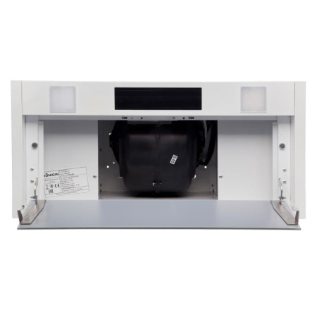 Вытяжка полновстраиваемая Skynet White, 60см, б/угольного фильтра, белый/белое стекло, Konigin