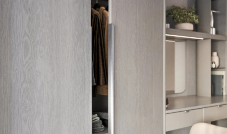 Ручка торцевая, HEXA, L=1200мм, металл, шлифованная сталь, GTV