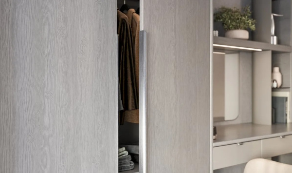 Ручка торцевая, HEXA, L=1200мм, металл, шлифованная сталь, GTV