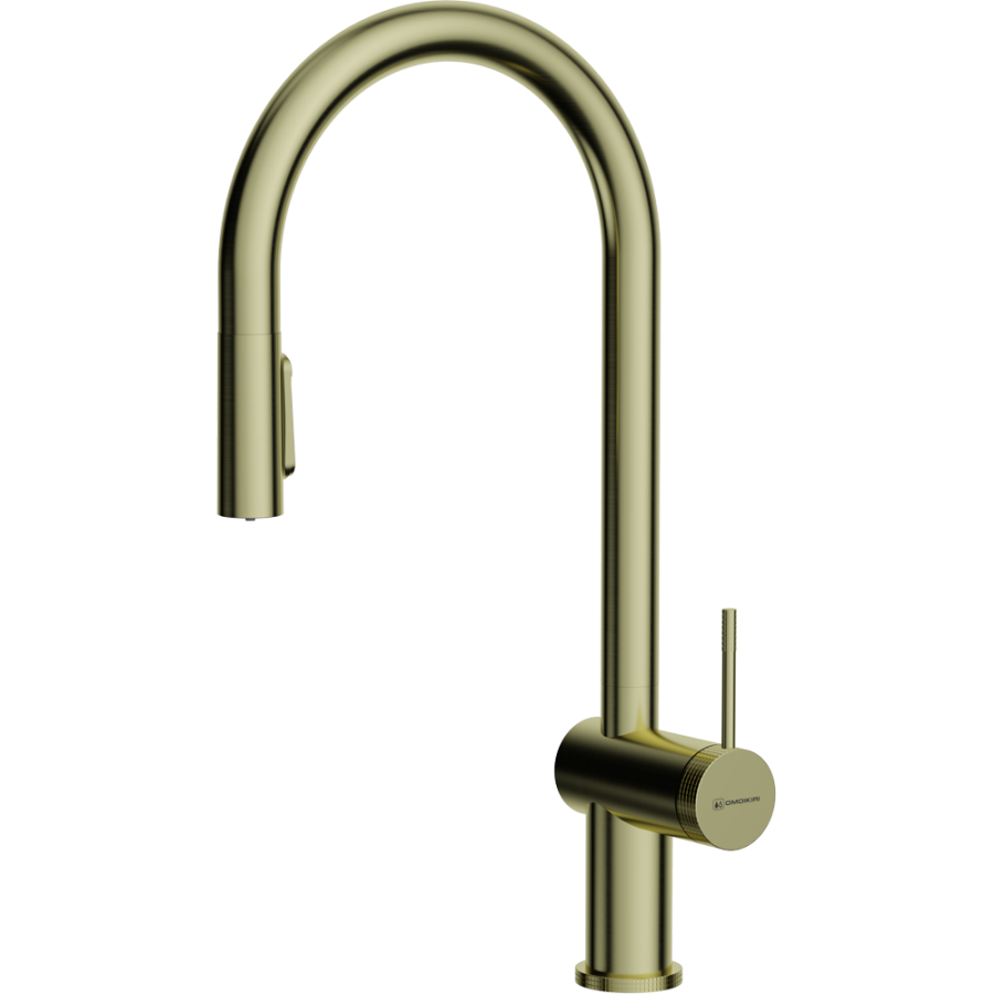 Смеситель Tahara-SB-LG, нержавеющая сталь, светлое золото