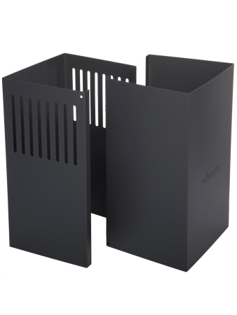 Вытяжка наклонная Colibri Grey, 50 см, без угольн. фильтра, серый металлик, Konigin