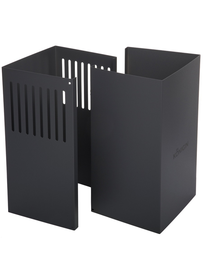 Вытяжка наклонная Colibri Grey, 50 см, без угольн. фильтра, серый металлик, Konigin