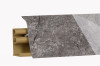 Плинтус LB-38, L=3000мм, мрамор черный, Россия