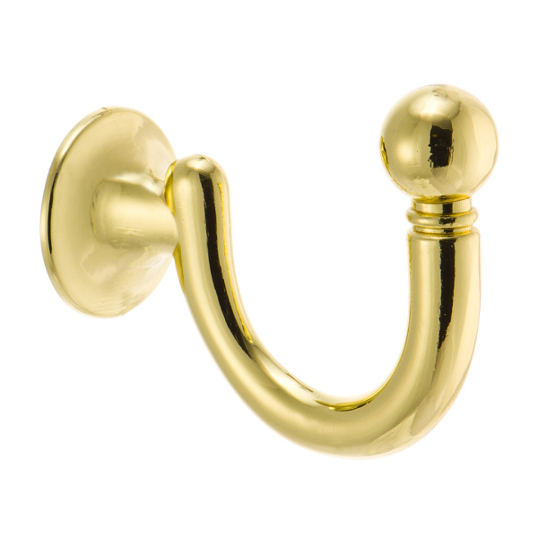 Крючок, KR 0150, однорожковый, золото