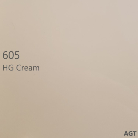605, фасад, 18мм, крем глянец