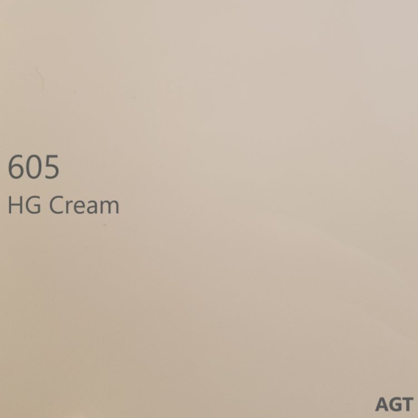 605, фасад, 18мм, крем глянец