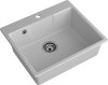 Мойка GranFest URBAN 658, 580х490 мм, серый