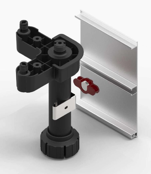 Клипса-держатель с магнитом для алюминиевого/пластикового цоколя, Scilm