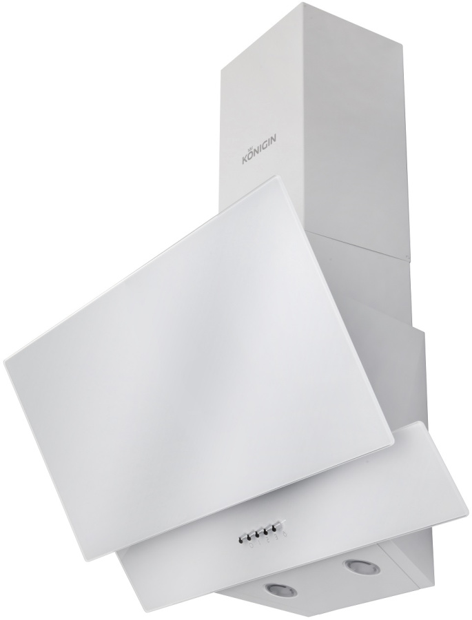 Вытяжка наклонная Oriole White 50, 50 см, без угольн. фильтра, белый, Konigin