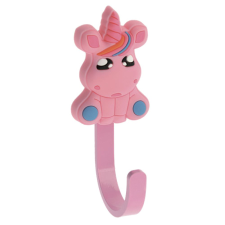 Крючок детский, UNICORN, единорог, однорожковый, металл/каучук, GTV