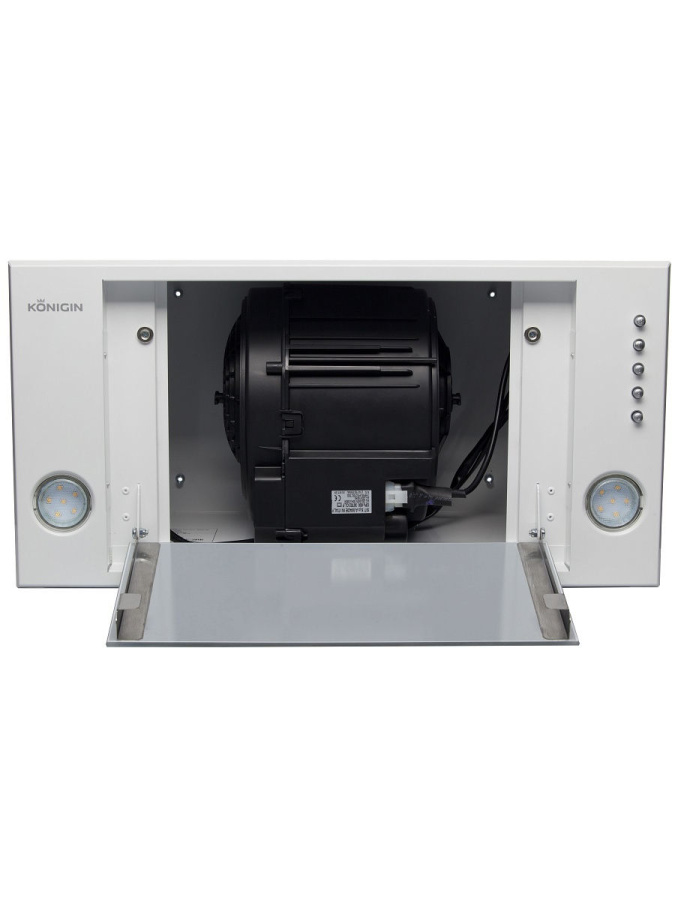 Вытяжка полновстраиваемая Checkbox, 60см, без угольного фильтра, белый, Konigin