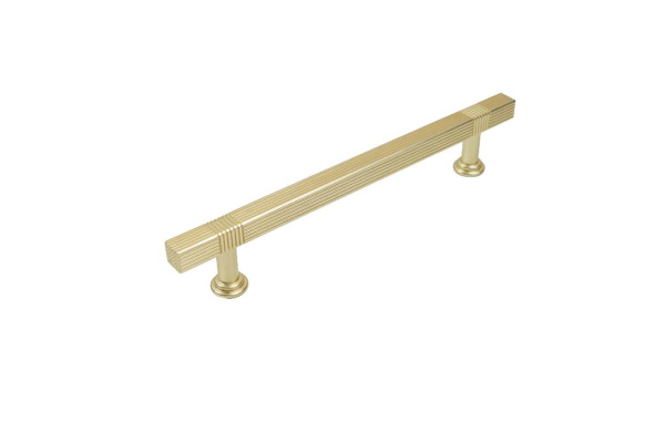 Ручка-скоба, 536, 128мм, металл, золото