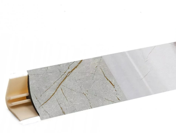 Плинтус LB-15, каспий серый, L=3000мм, 13,4х13,4мм, Россия