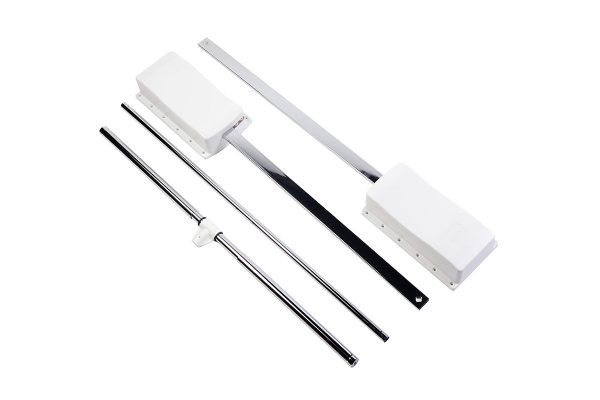 Пантограф масляный, 645-910мм, до 8кг, сталь, хром/белый, GTV