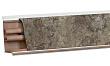 Плинтус LB-37, L=3000мм, умбрия темная