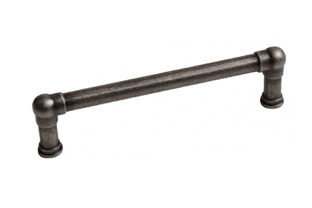 Ручка-скоба, 181, 128мм, металл, античное серебро