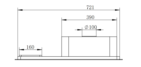 Мойка врезная, 760х420х180х0,8мм, глянец, универсальная+сифон, CMF