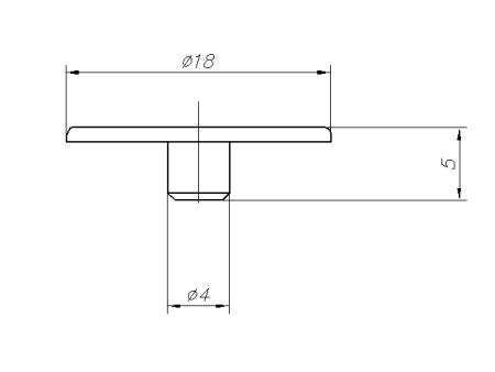 Заглушка минификса, графит