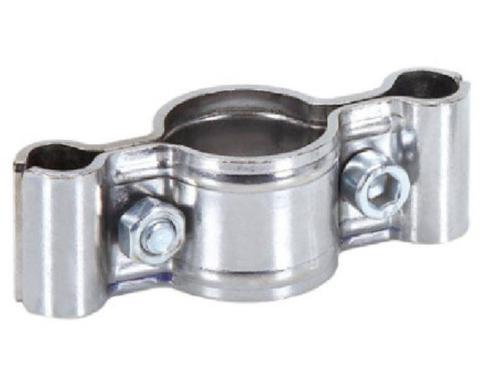 R-57 Крепеж для трубы d=25 мм и 2-х решеток, хром, CMF