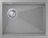 Мойка Rivelato LINO 554-L, 550х440х210мм, серый металлик