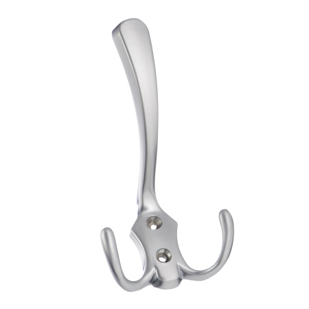 Крючок, KR 0050, трехрожковый, матовый хром