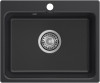 Мойка ЭкоМ М-520, 520х430мм, мрамор, черный (без сифона)