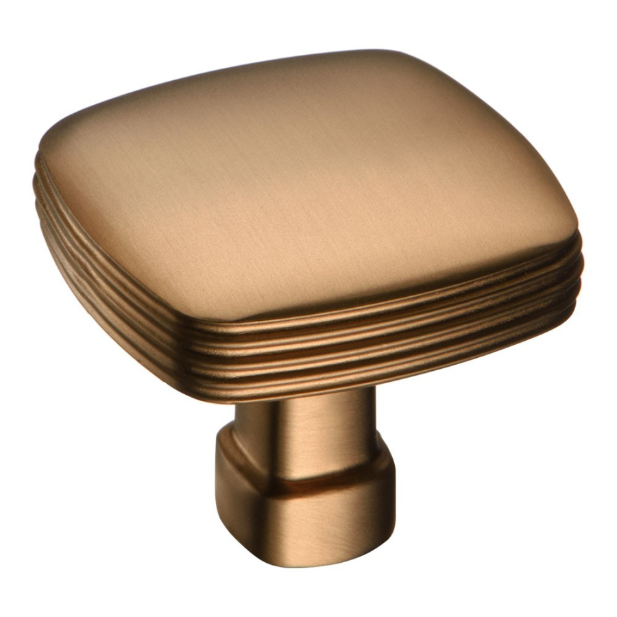 Ручка-кнопка, 12-Bronze, 31х35х35мм, металл, бронза