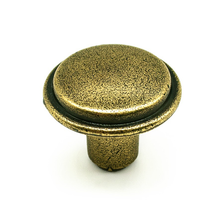 Ручка-кнопка, 11.6430.68, d=30мм, металл, бронза