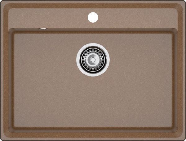 Мойка GranFest LEVEL 660, 660х500 мм, терракот