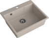 Мойка GranFest URBAN 658, 580х490 мм, песочный