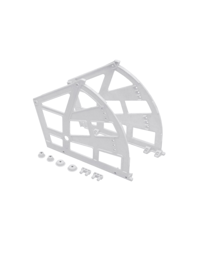 Поворотное устройство для обуви, 3 секции, белый