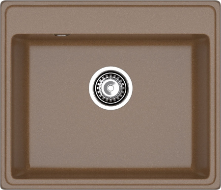 Мойка GranFest VERTEX V-580, 580х500 мм, терракот