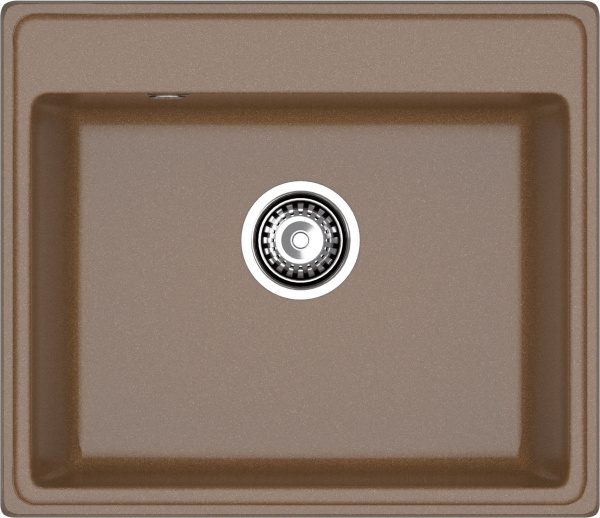 Мойка GranFest VERTEX V-580, 580х500 мм, терракот