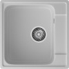 Мойка ЭкоМ 4848, 480х480мм, кварц, серый (без сифона)