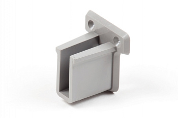 Полкодержатель-карман для полки сетчатой, серый