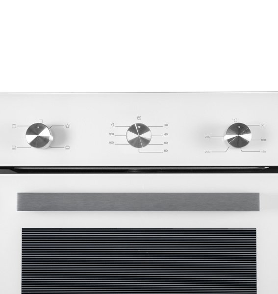 Духовой шкаф EDM 042 WH, 60 см, стекло/нерж. сталь, белый, Lex