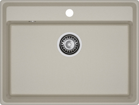 Мойка GranFest LEVEL 660, 660х500 мм, топаз
