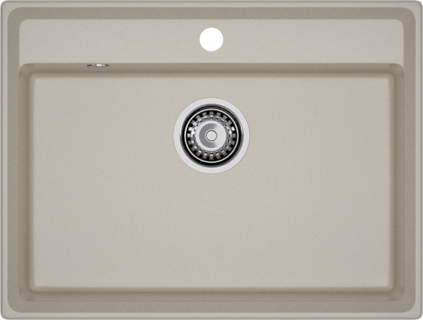 Мойка GranFest LEVEL 660, 660х500 мм, топаз